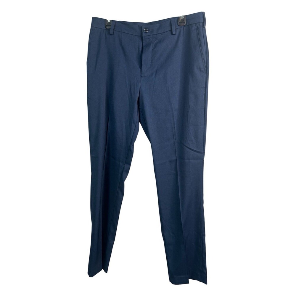 Men's Blue Flat Front Dress Pants size 32x 32L